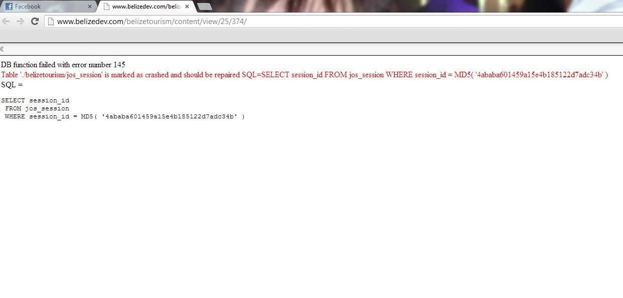 Belize Goverment Website Down