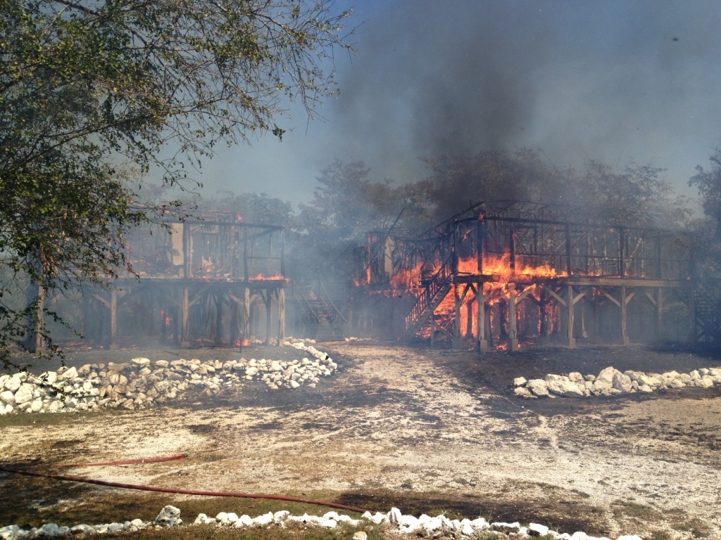 Orange Walk Compound burned to the ground – NOT accidental