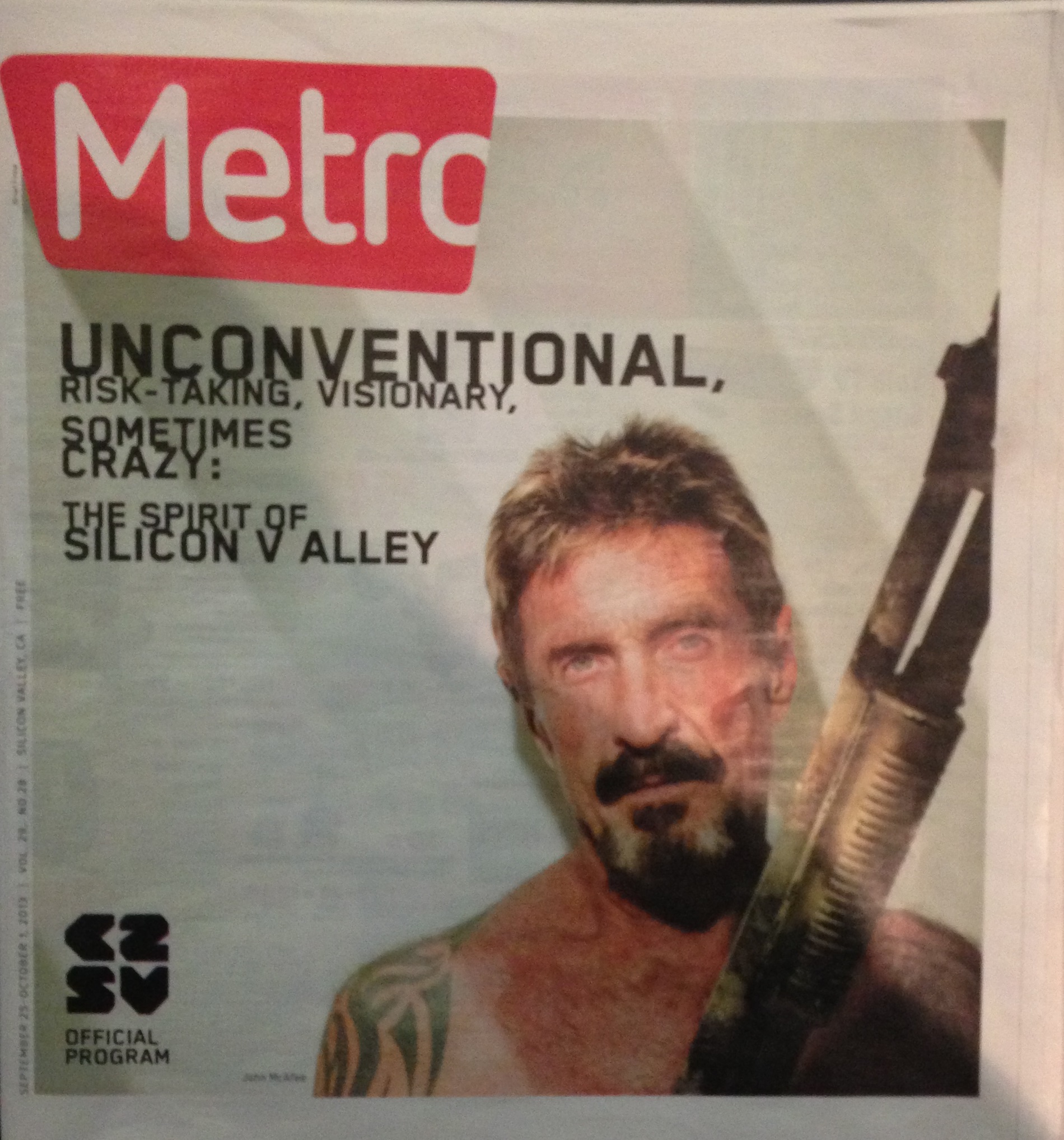 John McAfee introduces Future Tense – D-Central at C2SV