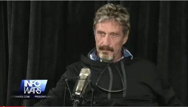 John McAfee and Alex Jones live 10-21-13